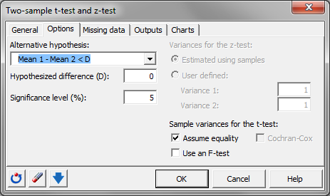 F-test using XLSTAT - Statistics Excel